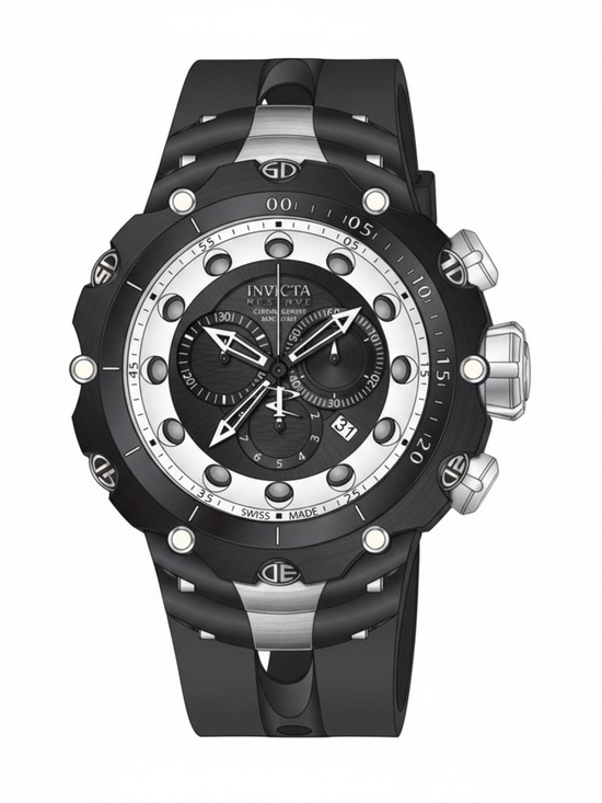 Invicta Other - Invicta Black and Silver Stainless Steel Chronograph Watch​